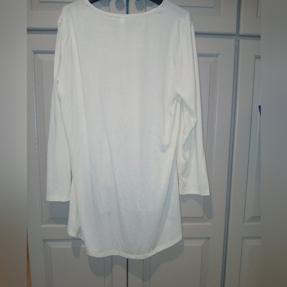 Mac & Belle Round Neck Long Sleeve Cardinal Club Shirt Size: 2X PLUS SIZE NEW - Picture 8 of 9